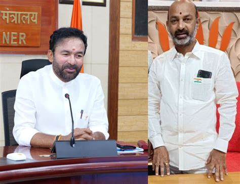 Winning Leaders Kishan Reddy and Bandi Sanjay Join Modi's New Cabinet ...
