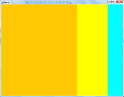 Java Create 4 Panels 的图像结果