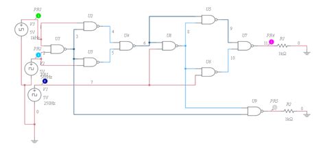 Full Adder Using Multisim 的图像结果