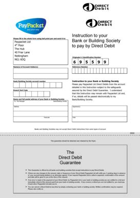 Fillable Online paypacket co Please fill in the whole form using ball ...