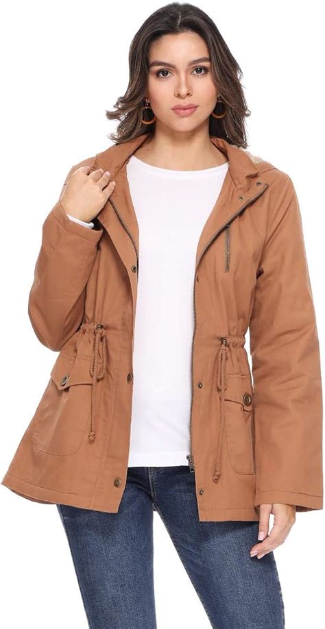 Buy Funkitribe Women Sherpa Lined Anorak Safari Jacket with Fur Hood ...