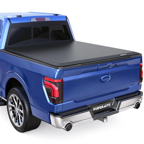 Snapklik.com : KUIPERAUTO Roll Up Soft Truck Bed Tonneau Cover Compatible For 15-24 Ford F150 ...