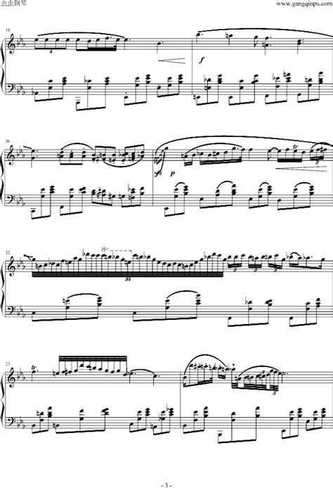 肖邦夜曲21-c小调夜曲(Opus post)钢琴谱-寒风-虫虫钢琴