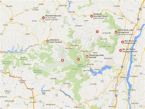 Maps of New York: NYC, Catskills, Niagara Falls, and More