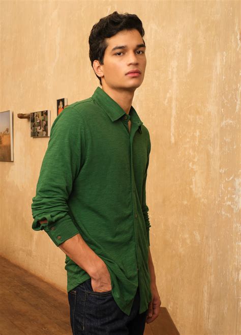Buy No Nasties Eden Green Organic Cotton Knit Shirt For Men Online