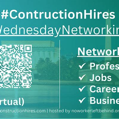 #ConstructionHires Wednesday Professional Networking Event #NYC, New ...