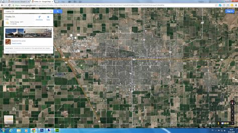 Visalia California Map