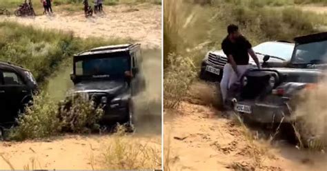 Mahindra Thar Hits Toyota Fortuner Driver on Off Road Hill Climb » Car ...