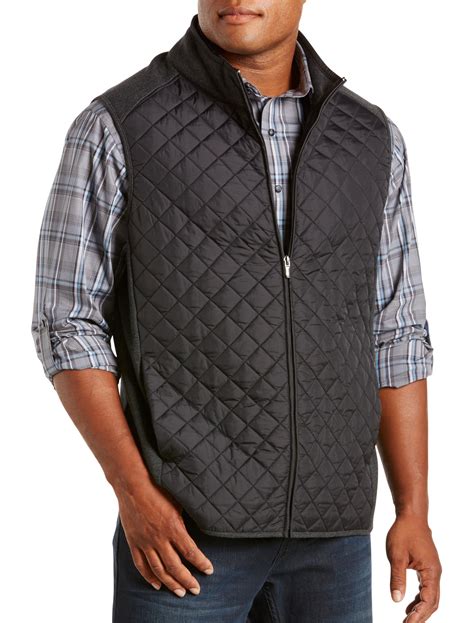 Oal Hill Men's Big and Tall Quilted Vest