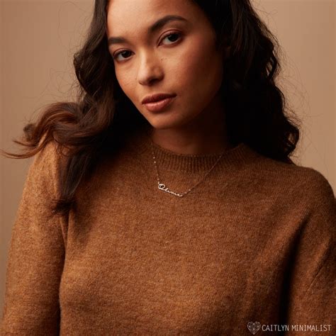 Buy Perfect Gift for Her Minimalist Name Necklace by Online in India - Etsy