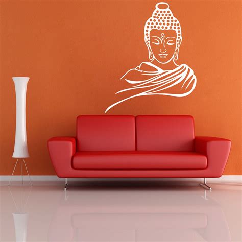 Buy Decor Villa Lord Budda Wall Sticker & Decal (Size -50 cm x 63 cm ...