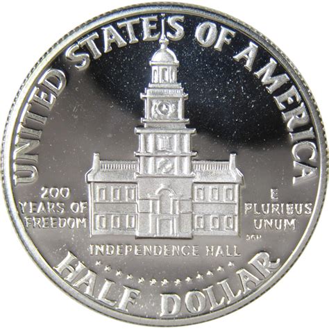 1976 S Kennedy Bicentennial Half Dollar Silver Proof 50c Coin
