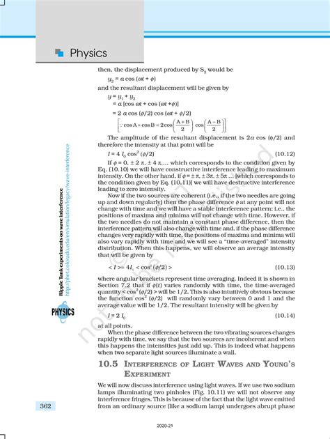 Wave Optics - NCERT Book of Class 12 Physics Part II