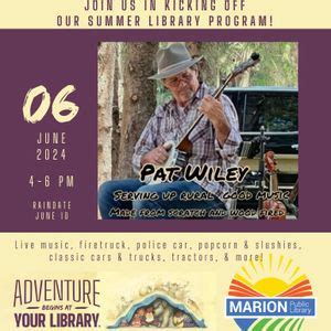 Summer Library Program Kickoff Party, Marion Public Library, WI, 6 June ...
