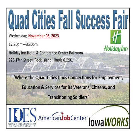 Quad Cities Fall Success Fair, Holiday Inn Rock Island - Quad Cities, 8 ...