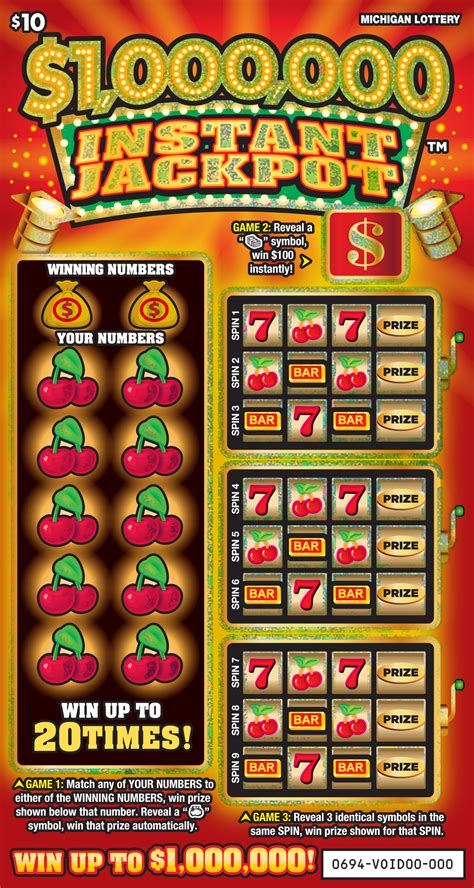 Top 10 Michigan Lottery Instant Scratch-Offs with the Best Odds – Bits ...