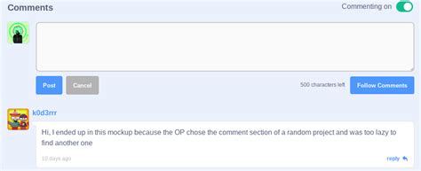 Image result for Scratch Comments