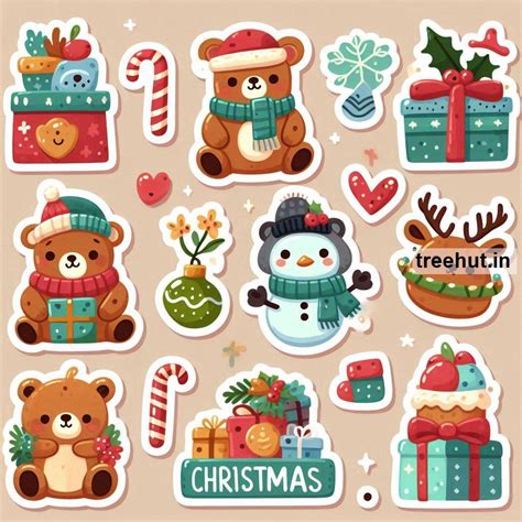 Free Printable Christmas Gift Stickers and 85 Decoration Ideas with ...