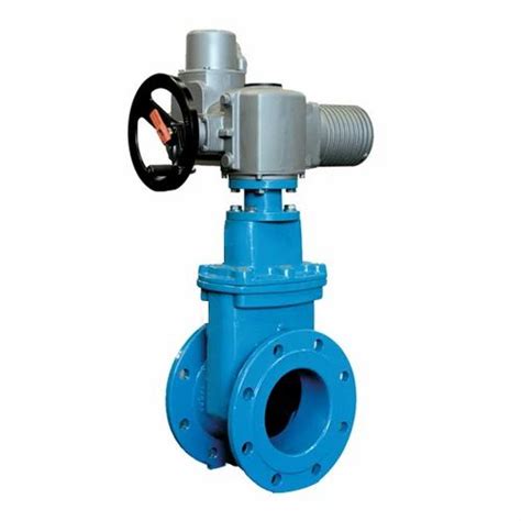 Gate Valve - Multi Turn Electrical Actuator Operated Knife Gate Valve ...