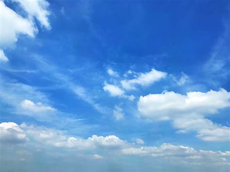 Blue sky with cloud on the winter sunny day of Thailand. @sskevinjet # ...