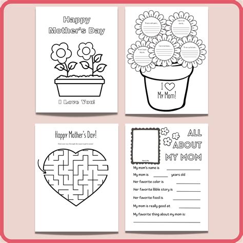 Mothers Day Questionnaire With Hobby Scene Worksheet - Worksheets Library