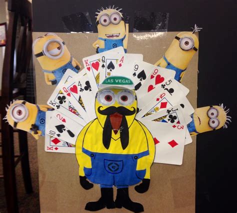 Minion poker disguise a turkey contest | Crafts with pictures, Turkey ...