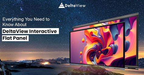 Interactive Flat Panel, Smart Digital Board | DeltaView Technologies