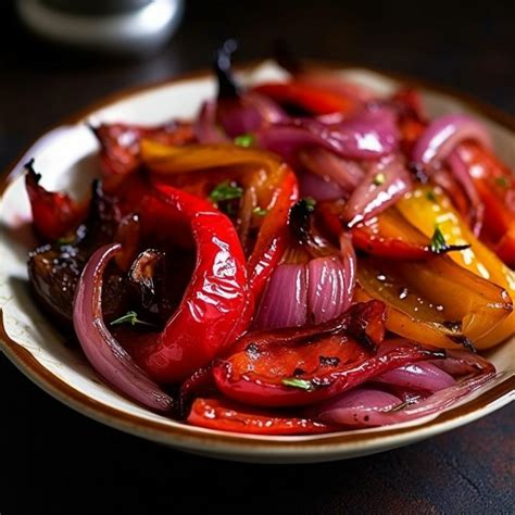 Easy Roasted Peppers and Onions Recipe | Anastasia Blogger