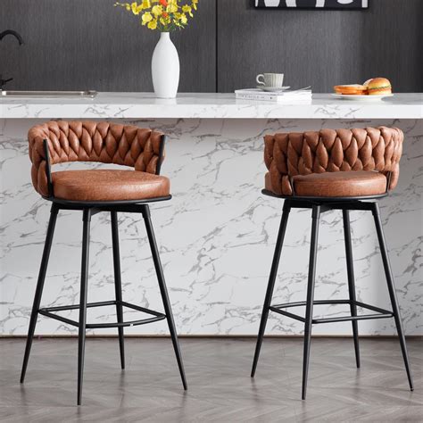 Amazon.com: BFZ 30inch Bar Stools Set of 2, Bar Height Bar Stools, 180 ...