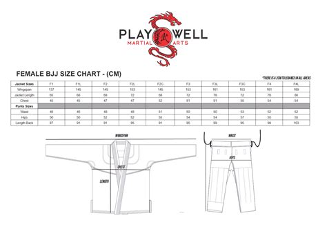 Size Chart For Jiu Jitsu Gi at Eva Mowery blog