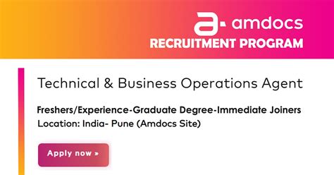 NEW JOBS UPDATES: Amdocs Recruitment Program | Freshers/ Ecperience ...