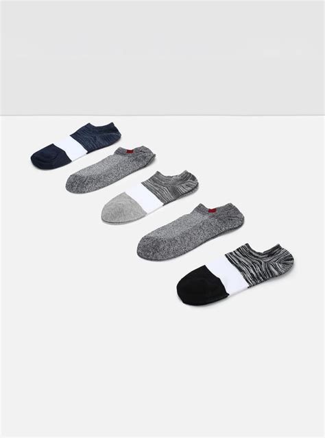Buy Men Assorted Ankle-Length Socks - Pack of 5 Online at just Rs. 399. ...