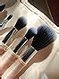 MINISO Synthetic Bristle Makeup Brush Set- Coral Orange, 7 Piece ...