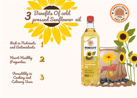 Why Cold Pressed Sunflower Oil Is the Key to a Healthier You! – Pinkcity
