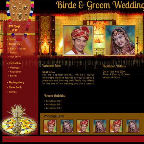 Personalised wedding website online. Themes, Blessbook, RSVP, Quiz, Polls