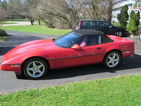 FS (For Sale) 1989- Red Convertible 6 speed manual,66K MILES - CorvetteForum - Chevrolet ...