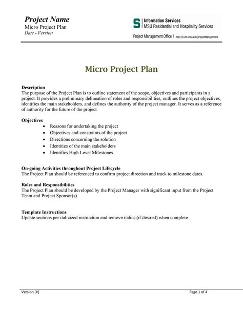 Image result for Project Management Plan Sample