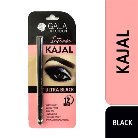 Gala of London Intense Kajal - Ultra Black, Opthalmologically Tested