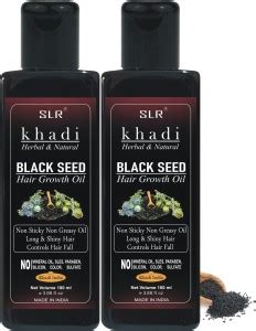 SLR Khadi Black Seed Hair Oil - for Long and Shiny Hair, Controls Hair ...