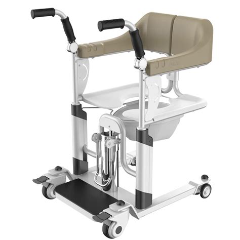 New Hydraulic Patient Lift Elderly Transport Chair With Bedpan Folding ...