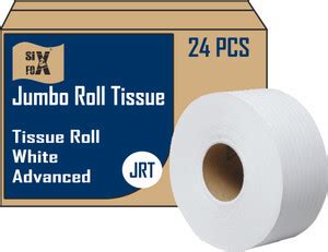 Six Fox 2 ply Toilet Paper Tissue Jumbo Roll (JRT) Toilet Paper Roll ...