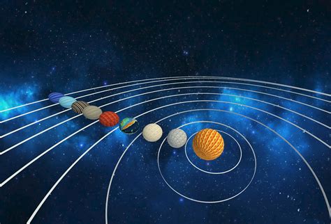 Solar System 3D model 3D printable | CGTrader