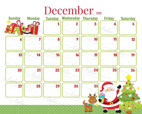 Blank Calendar December 2025 Free Printable