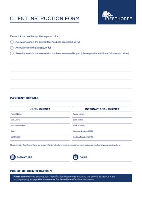 Image result for Clientele Forms with Instructions