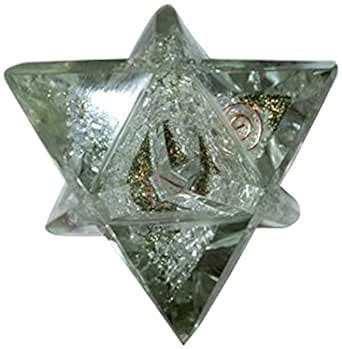 Jet Lovely Crystal Quartz Orgone Merkaba 4 Inch Crystal Therapy Huge ...