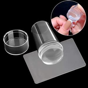 glambelle Soft Silicone Jelly Nail Stamper Scraper Nail Art Tool Nail ...