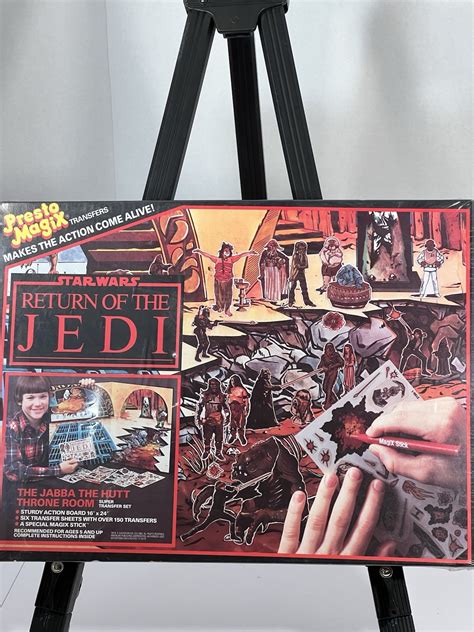 Jabba The Hut Throne Room Presto Magix Transfer Kit ROTJ Lucasfilm 1983 ...