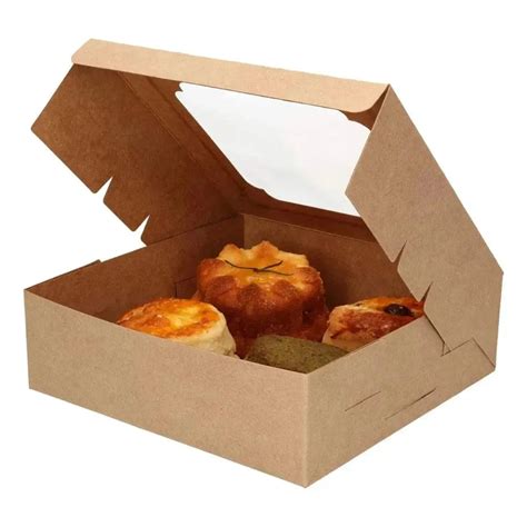 4 Piece Brownie Box – 14.5 x 14.5 x 4.5 cm Size
