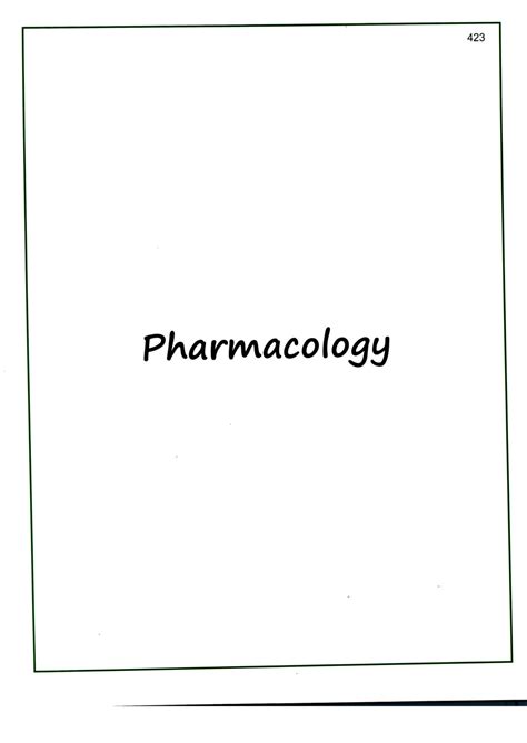 Pharmacology notes full syllabus - Pharmacist Syllabus - Studocu
