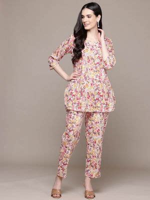 Buy Readiprint Straight Style Multi Co-Ord (Set of 2) Online